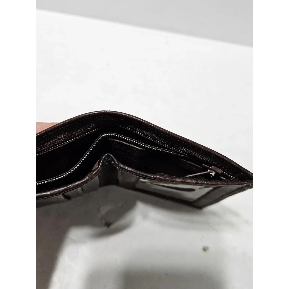 Paul & Taylor Bifold Wallet Brown Genuine Leather Hand Crafted